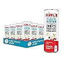 BUBBL’R wild cherry chill’r, Antioxidant Sparkling Water with Natural Caffeine, 0g Sugar, Gluten Free, All Natural Flavors, 12 Fl Oz Cans, 12 Count