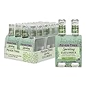 Fever-Tree Sparkling Cucumber - Premium Low Calorie Mixer for Cocktails and Mocktails, 6.8 fl oz Bottles, Pack of 24 - Naturally Sourced, Non-GMO