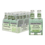 Fever-Tree Sparkling Cucumber - Premium Low Calorie Mixer for Cocktails and Mocktails, 6.8 fl oz Bottles, Pack of 24 - Naturally Sourced, Non-GMO