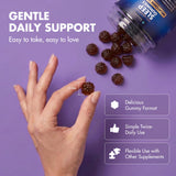 Mixed Berry Gummies with Melatonin 10mg, Magnesium & L-Theanine - Vegan, Non-GMO, Sugar Free