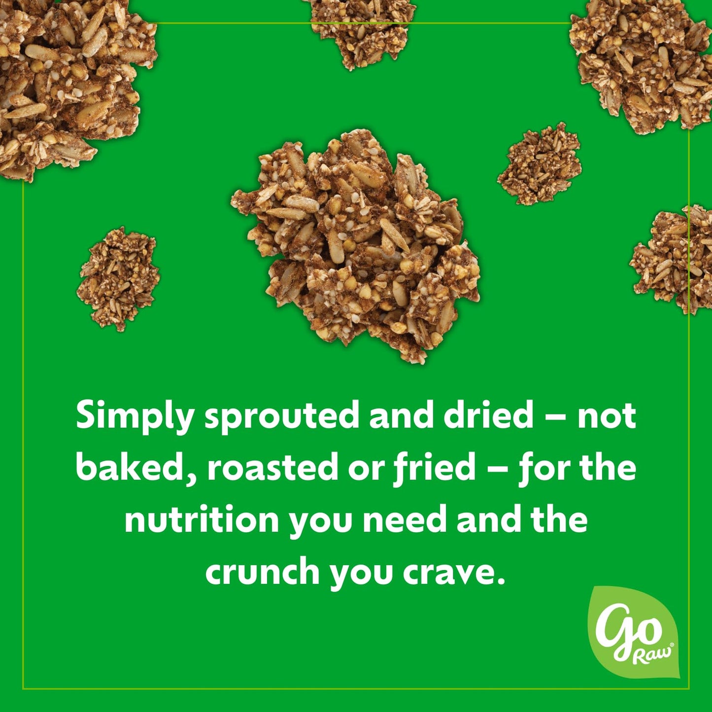 Go Raw Organic Sprouted Granola, Coco Crunch, 6 ct box of 8 oz bags