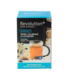 Revolution Tea MIDNIGHT Hemp, Valerian & Lavender Hemp Tea - Relaxing Blend for Tranquil Nights - 20 Count