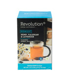 Revolution Tea MIDNIGHT Hemp, Valerian & Lavender Hemp Tea - Relaxing Blend for Tranquil Nights - 20 Count