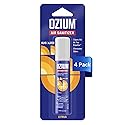 Ozium 0.8 oz. Air Sanitizer & Odor Eliminator for Homes, Cars, Offices and More, Citrus Scent, Pack of 4