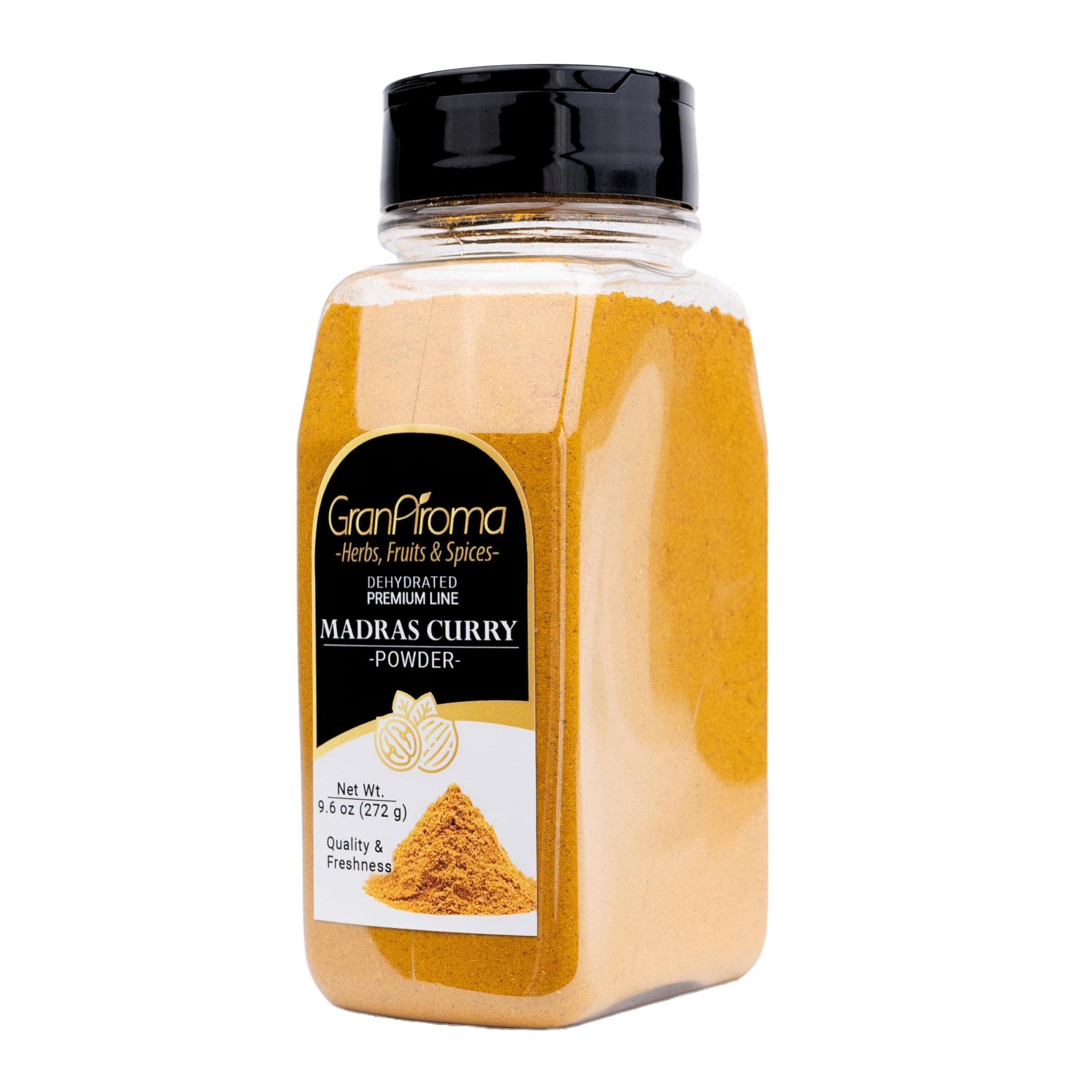 GranAroma Madras Curry, Bold & Spicy Flavor Profile, Seasoning for Curries, Stir-Fries, and Rice Dishes (9.6 Ounce)