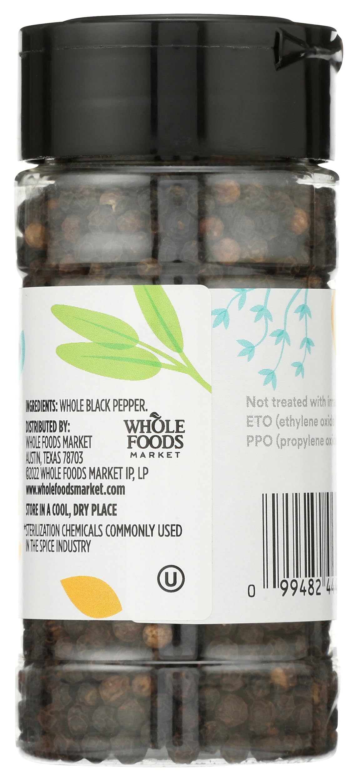 365 by Whole Foods Market, Whole Black Peppercorns, 1.87 Ounce