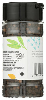 365 by Whole Foods Market, Whole Black Peppercorns, 1.87 Ounce