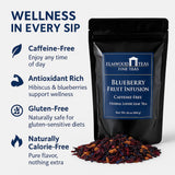 Elmwood Inn Fine Teas Blueberry Caffeine-free Fruit Infusion, 16-Ounce Pouches