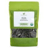 Biokoma Organic Nettle Leaves 50g 1.76oz Dried Cut & Sifted Urtica Dioica Leaf USDA Organic Herbal Tea Natural Wellness Seasonal Support Resealable