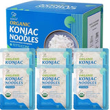 Soeos Konjac Noodles, Fettuccine Pasta, 8.8 oz (250g)*6 Pack, Low Calorie, Low Carb, Keto and Paleo Friendly Shirataki Noodle, Gluten-Free, Fat Free.
