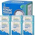 Soeos Konjac Noodles, Fettuccine Pasta, 8.8 oz (250g)*6 Pack, Low Calorie, Low Carb, Keto and Paleo Friendly Shirataki Noodle, Gluten-Free, Fat Free.