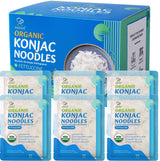 Soeos Konjac Noodles, Fettuccine Pasta, 8.8 oz (250g)*6 Pack, Low Calorie, Low Carb, Keto and Paleo Friendly Shirataki Noodle, Gluten-Free, Fat Free.