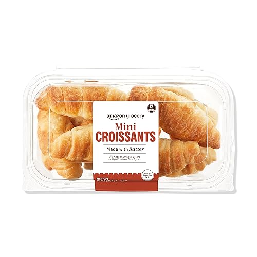 Amazon Grocery, Mini Croissants, 10 Oz, 12 Ct, Frozen