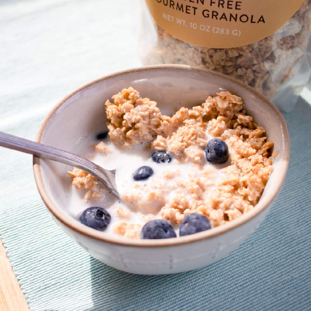 Mrs. Barr’s Natural Foods Granola | Maple Vanilla | Certified Organic Gluten Free Oats | Soft Texture | Small Batch | Gourmet Quality | Real