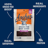 Archer Jerky Grass Fed Beef Jerky - Beef Protein Snack Pack, Teriyaki Flavored, Bulk Individual Packs, Gluten Free Protein Snack - Teriyaki Flavor