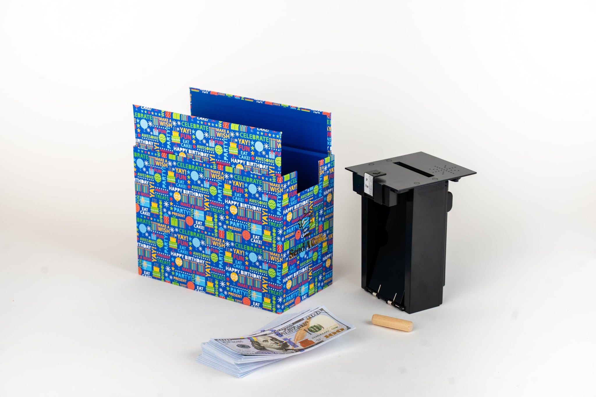 Send A Cake Birthday Billionaire Gift Box DIY Shooting Bills Birthday Surprise Box, Ready-to-Fill Unique Birthday Gift for Women, Men & Kids