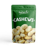 Food to Live Cashew Nuts, 2 Pounds - Large Size W240, Whole Nuts, Unsalted, Kosher, Raw, Vegan, Bulk