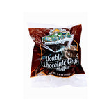 Muffin Town Double Chocolate Chip Muffins - 12 Individually Wrapped | 3.6 oz | Real Cocoa + Chocolate Chips | Freeze & Thaw Soft in 5 Min | Nut-Free
