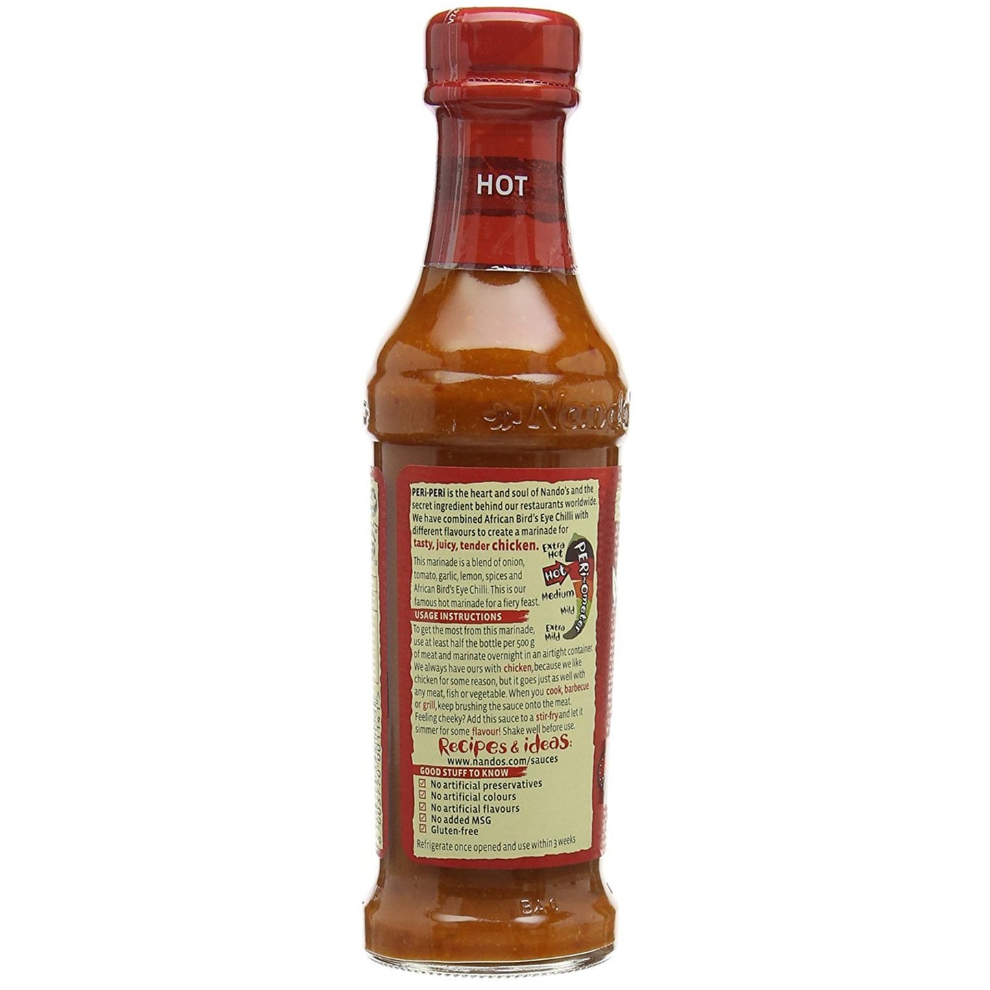 Nando's Hot Peri-Peri Marinade (260g) - Pack of 2