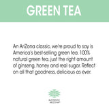 AriZona Green Tea with Ginseng and Honey, 20 Fl Oz (Pack of 24)