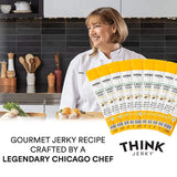 Think Jerky All-Natural Turkey Sticks, Gluten and Sugar Free, No Nitrates, Keto Paleo Friendly High Protein Low Carb Meat Snack - 0.5 oz Sticks, 20