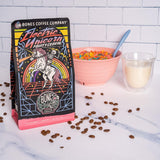 Bones Coffee Company Electric Unicorn, Fruity Cereal With Milk Flavored Coffee, Medium Roast Low Acid Arabica Beans Compatible with Auto drip