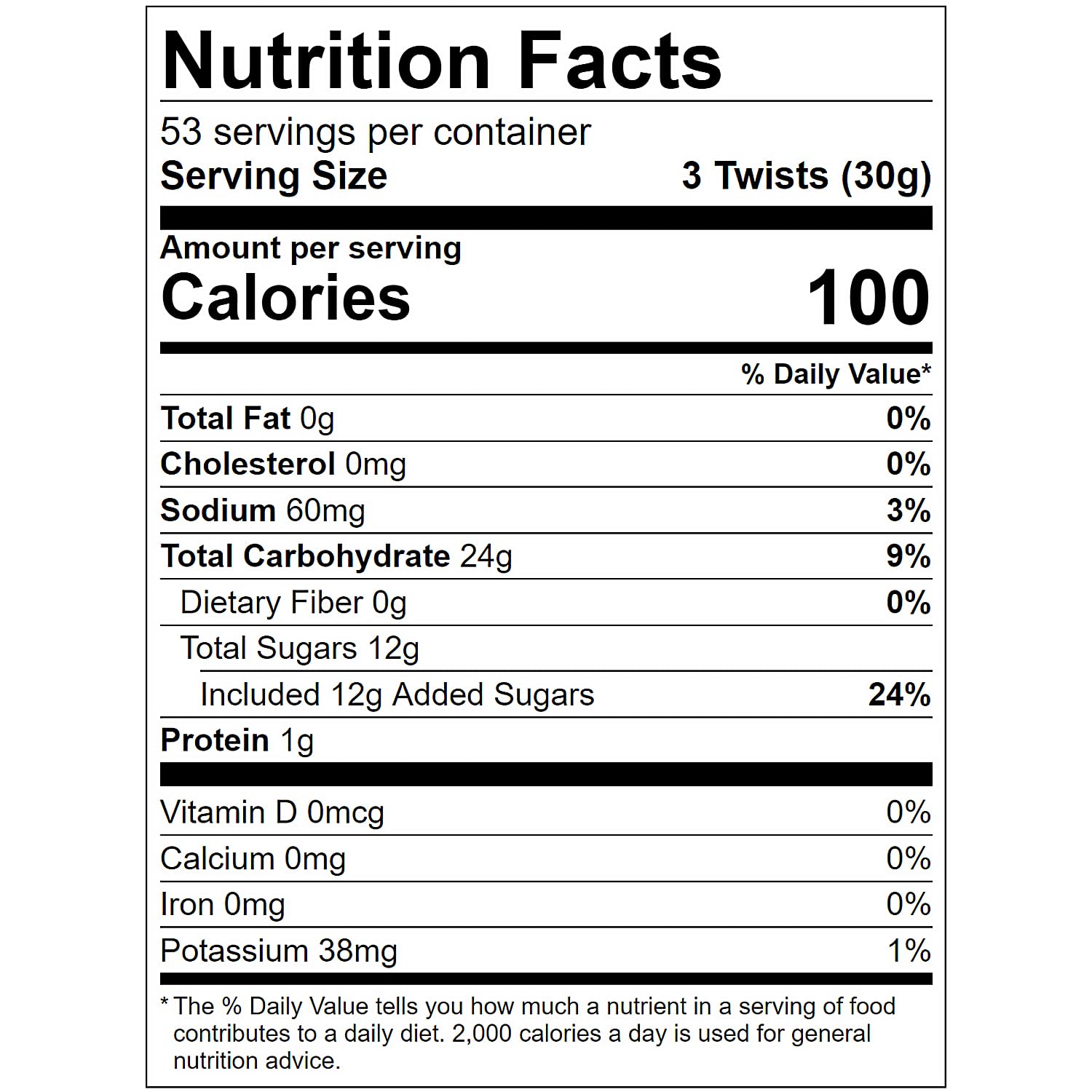 Red Vines Twists, Black Licorice Flavor, 3.5LB Bulk Tub, Old Fashioned Soft & Chewy Candy