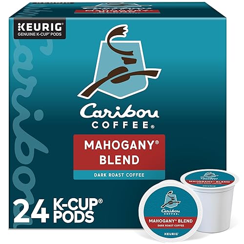Caribou Coffee® Single-Serve Coffee K-Cup® Pods, Mahogany, Carton Of 24