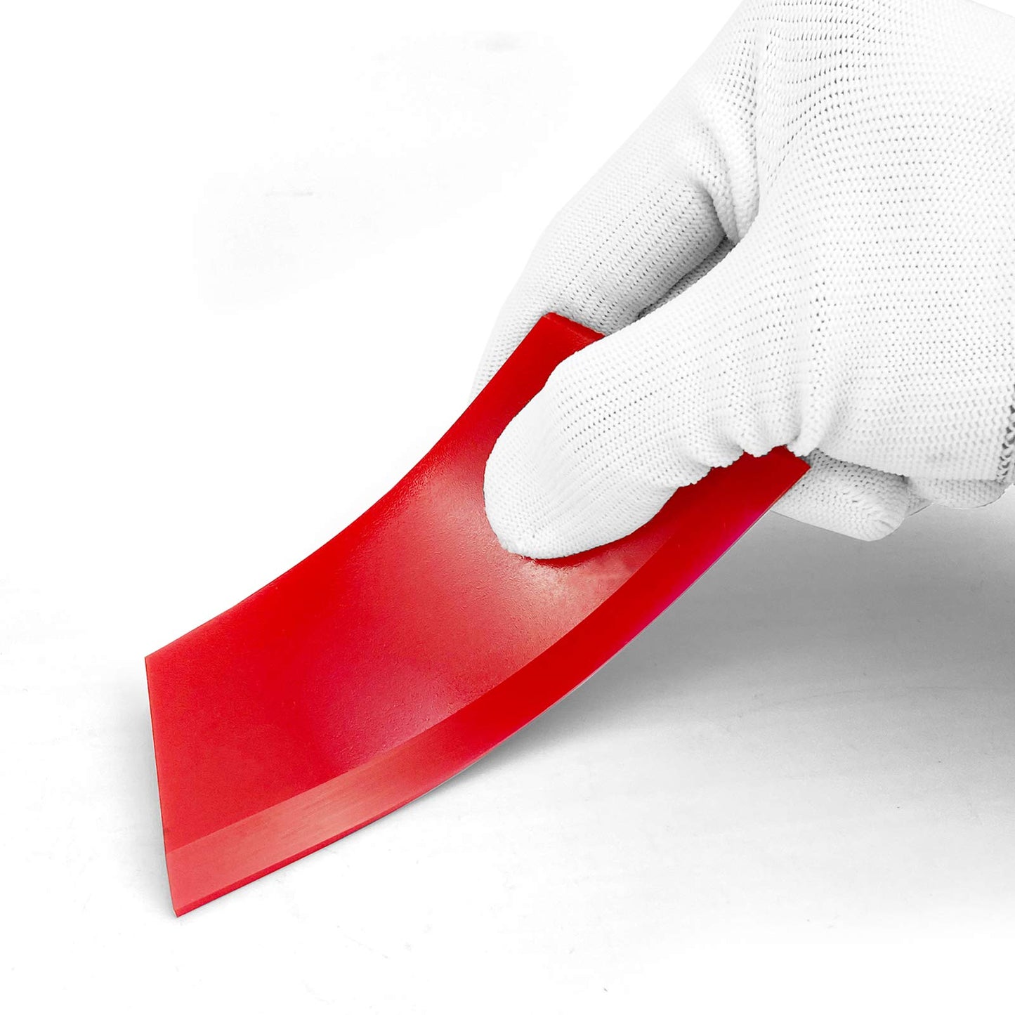 CARTINTS 2pack Squeegee Blades Replacement Mini Squeegee, 5.1x 2 inch, for Cleaning Glass, Shower Door and Car Windows and Screen Printing,Red