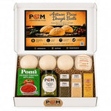 Pie Oh My Artisan Pizza Night Kit - 3 Pizza Dough Balls with Mozzarella, Tomato Basil Sauce, Pesto, Parmesan, Oregano & Hot Honey