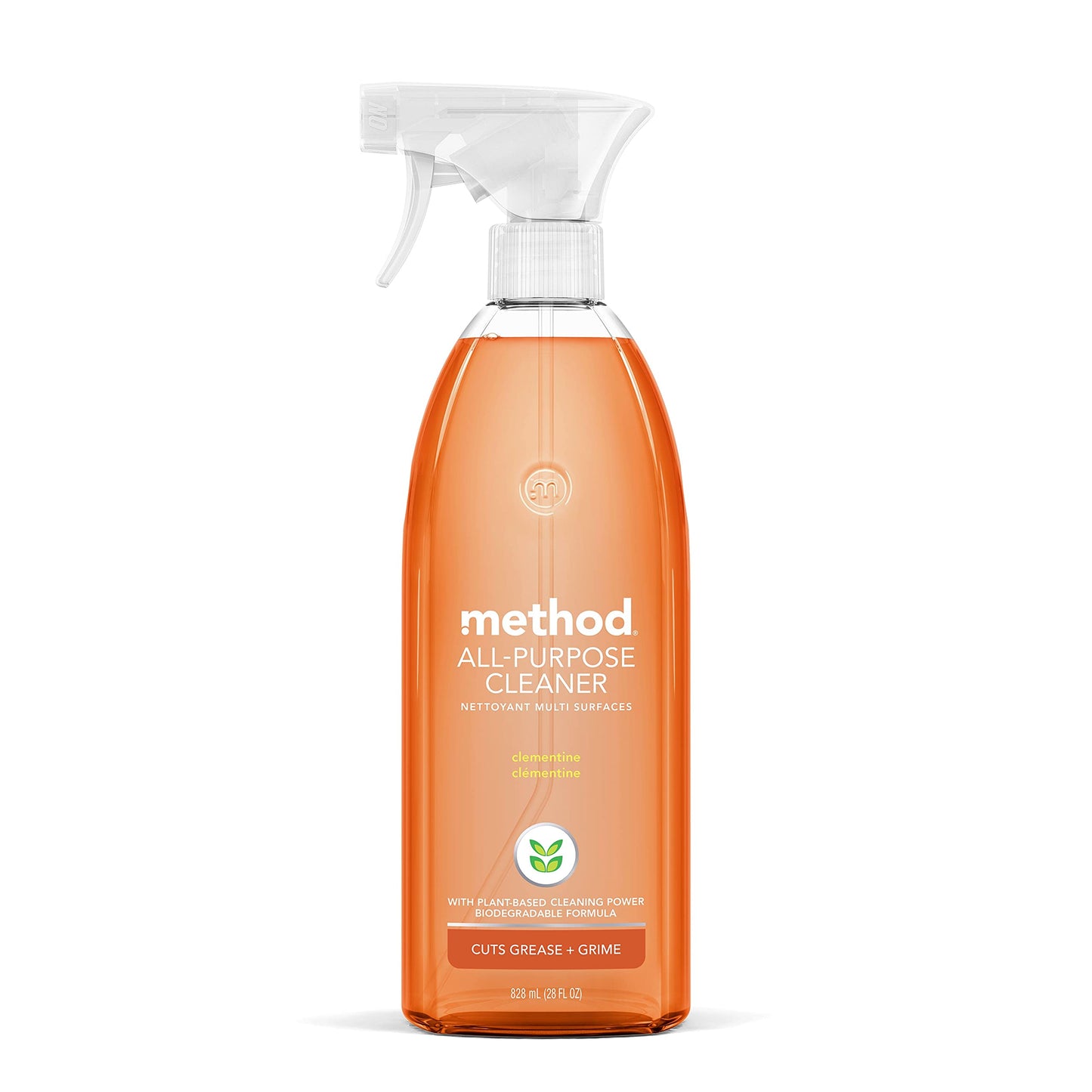 Method All-Purpose Cleaner, Clementine, 28 Ounce, 1 pack, Packaging May Vary