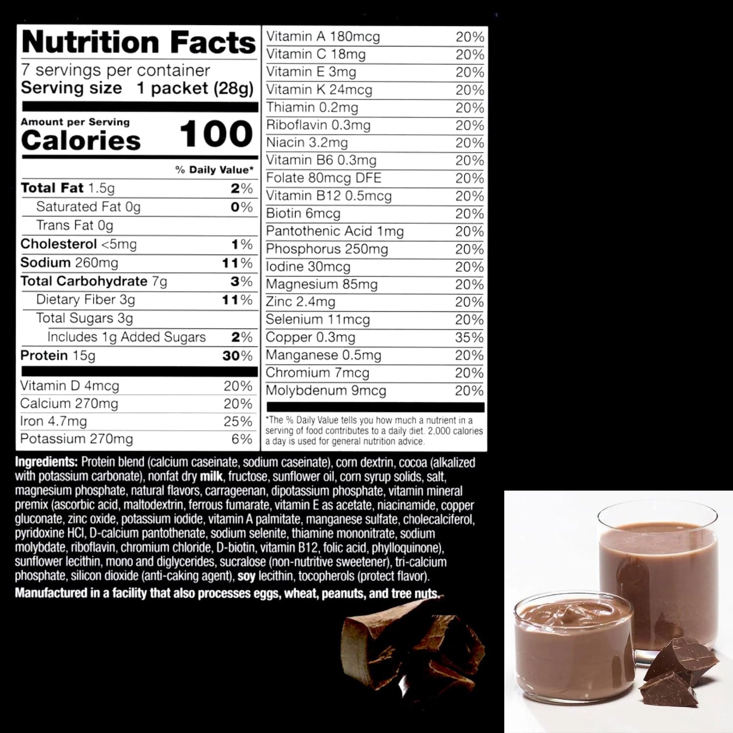ProtiWise High Protein Shake & Pudding Mix | 15g Protein, Low Fat, Low Calorie, Low Sugar | Gluten Free KETO Friendly | Meal Replacement for Hunger