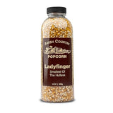 Amish Country Popcorn | 14 oz Bottle | Ladyfinger Popcorn Kernels | Old Fashioned, Non-GMO and Gluten Free (14 oz Bottle)