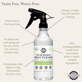 Rustic Strength Lots of Purpose Spray Cleaner, Bergamot & Cypress, Multi-Surface, pH Balanced, Non-Toxic, Biodegradable, 16 oz