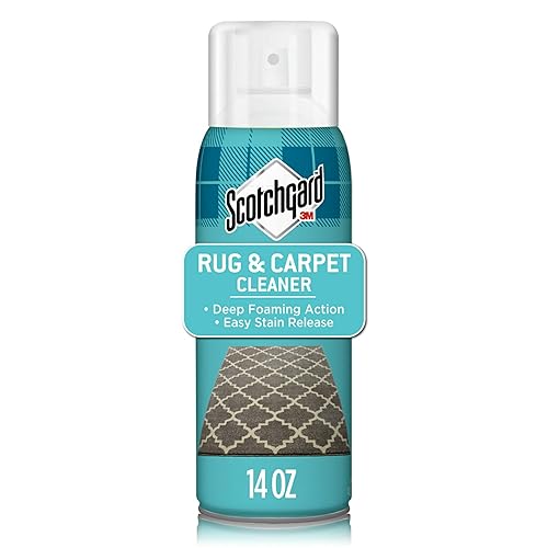 Scotchgard Rug & Carpet Cleaner, Fabric Cleaner Blocks Stains, Cleaning Sprays Make Cleanup Easier, 14 oz