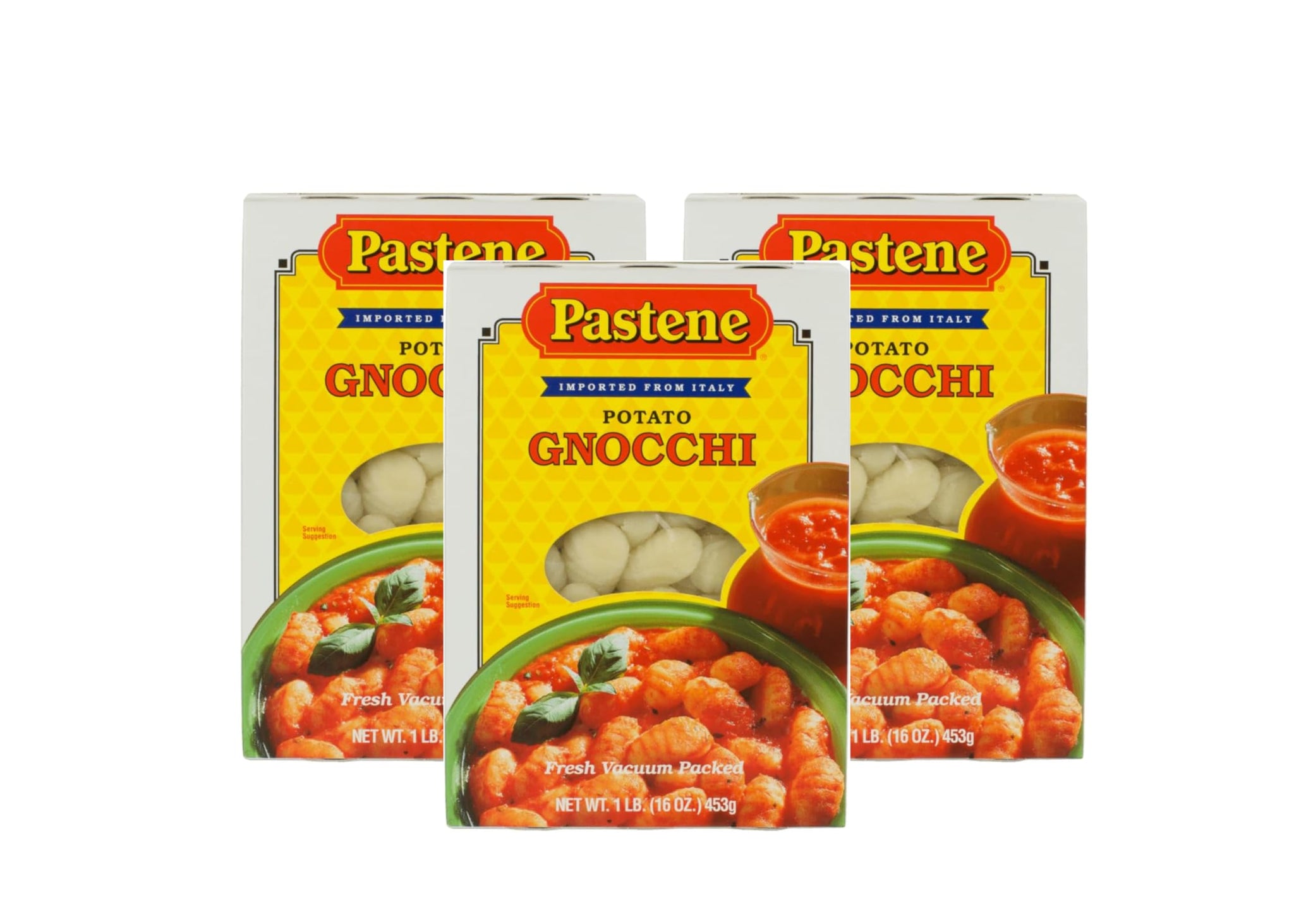 Pastene Potato Gnocchi - Authentic Italian-Style Pasta Made with Real Potatoes - Shelf-Stable, Tender Texture - 16 oz Box - Easy to Cook & Perfect