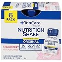Topcare, Strawberry Nutrition Shake Bottle, 48 Fl Oz