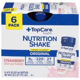 Topcare, Strawberry Nutrition Shake Bottle, 48 Fl Oz