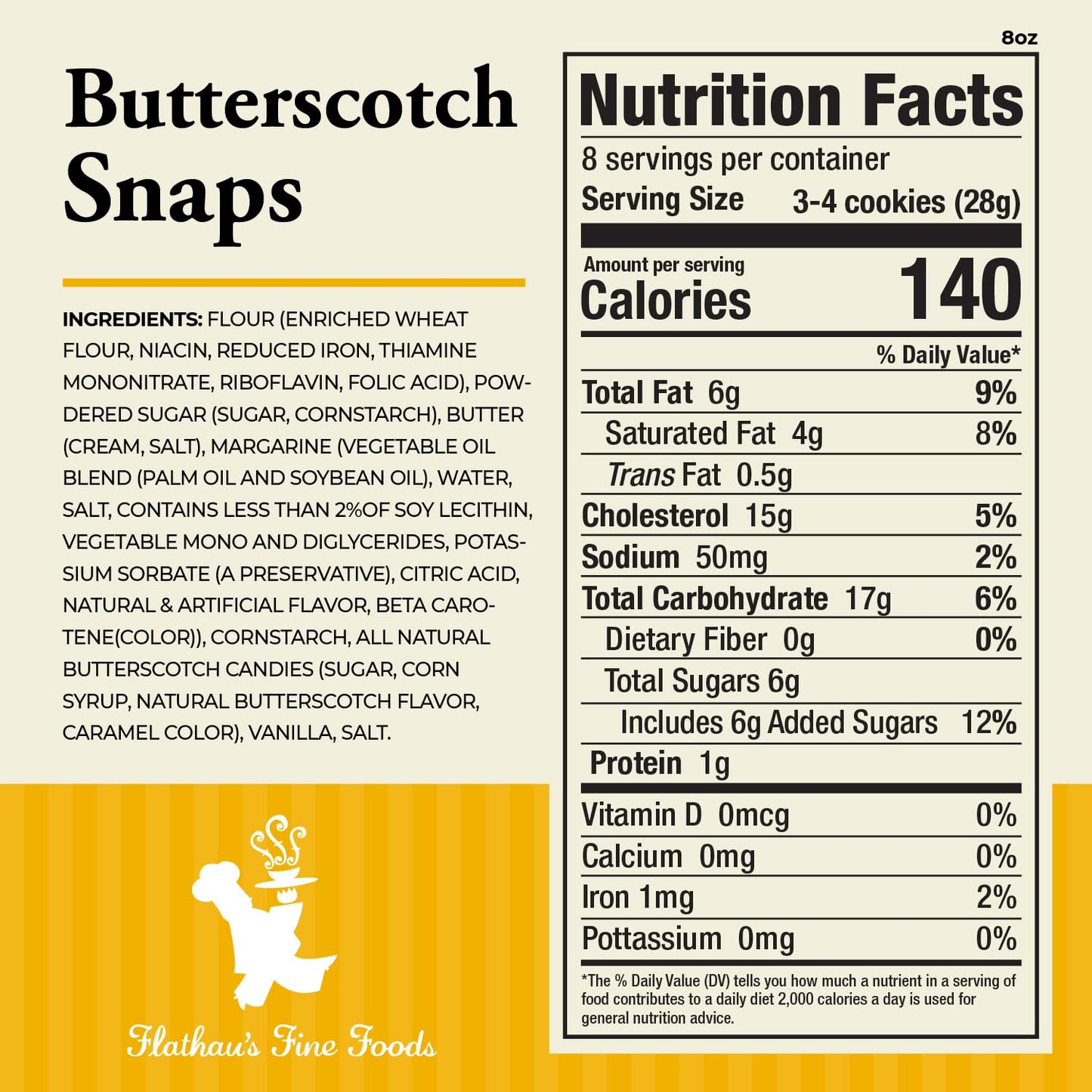 Flathau’s Fine Foods, Gourmet Shortbread Cookies, Handcrafted All Natural Artisan Bites, Southern-Baked Sweet Snaps with a Buttery Finish (Pack of 3