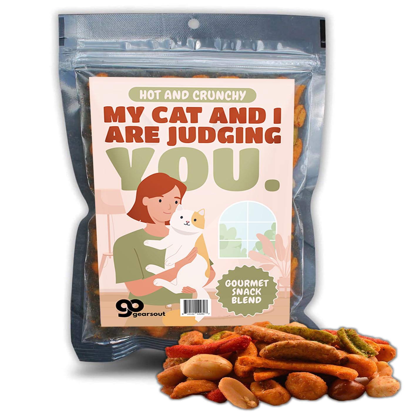 Premium Cat and I Approved Trail Mix Irresistible Blend of Protein, Fish, and Veggies Healthy Snack for Feline Friends Paw sitively Loved by Cat