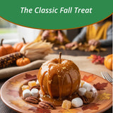 Concord Foods Caramel Apple Kit: Fall Favorite Treat - Indulge in Chewy Apples! Makes 10 Caramel Apples per Box, 5 oz (Pack of 2)