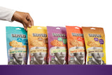 Unbound Snacks Flavored Nuts - Variety Walnuts Sampler, 4 oz (Pack of 5) - Healthy Snacks, 4g Protein, High in Omega 3, Gluten Free, Vegan - Freshly
