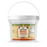 Unpretentious Everything Bagel Seasoning, 2 Gallon Bucket, Add Texture & Flavor to Any Recipe, Mix of Sesame Seeds, Garlic, Onion & Salt (208 Ounce)