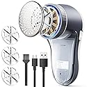 POPCHOSE Fabric Shaver, Lint Shaver for Clothing, Electric Lint Remover with 6-Leaf Blades, Sweater Defuzzer, Clothes Shaver for Couch, Furniture