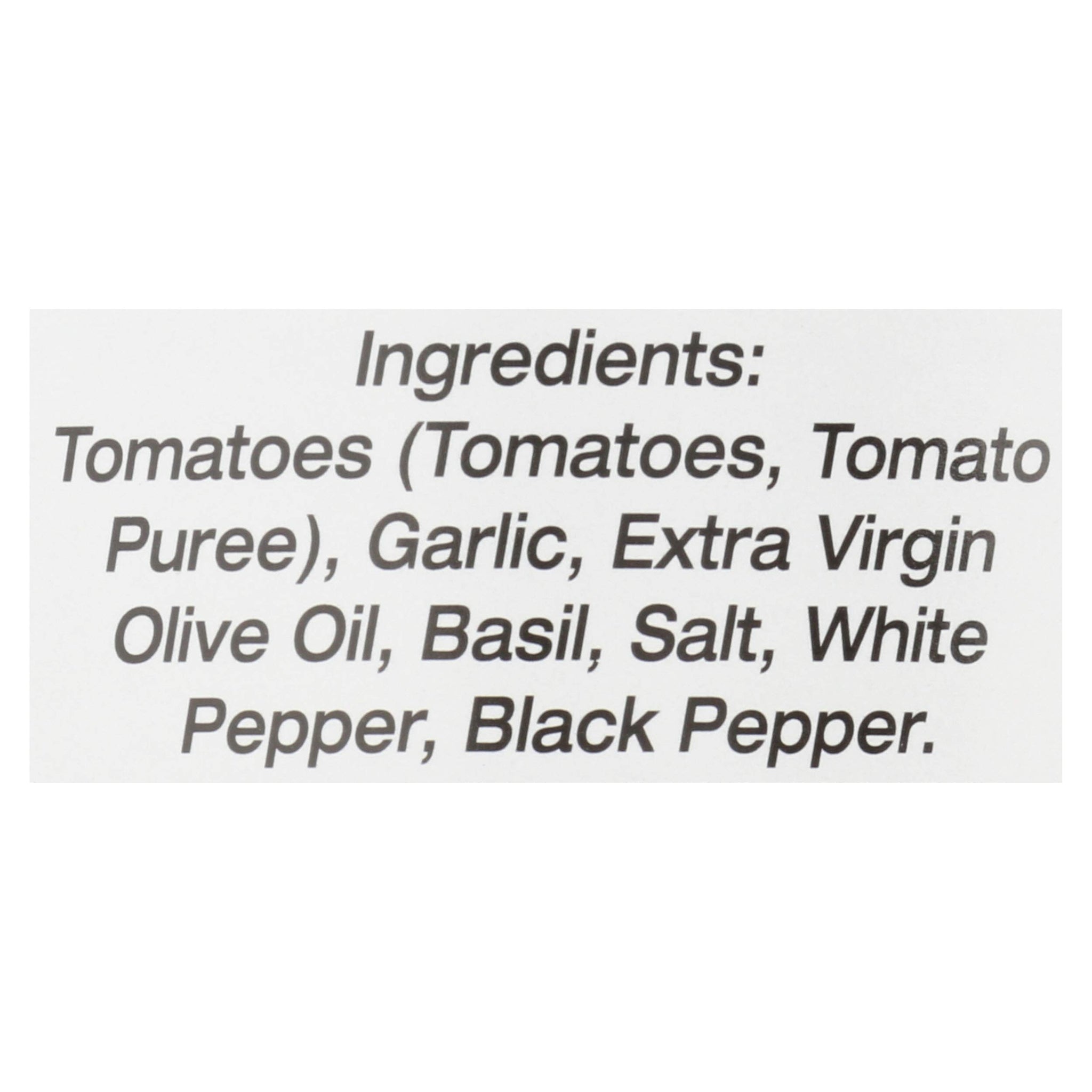Monte Bene - Garlic Marinara Pasta Sauce - 24 oz (Pack of 6) - Non GMO, Whole 30 Approved, Gluten Free, No Sugar Added