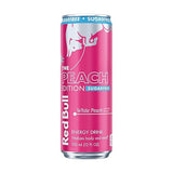 Red Bull Peach Edition Sugarfree Energy Drink, White Peach, 12 fl. oz. can, with 114mg Caffeine, Taurine & B Vitamins