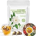 Chicory and Gardenia Tea, Burdock Root Tea - Thoughtful Gift for Parents & Seniors, 10-Ingredient Botanical Blend with Dandelion & Goji, Caffeine-Free
