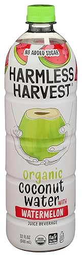 Harmless Harvest Organic Coconut Water With Watermelon, 32 oz