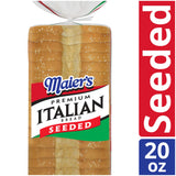 Maier's Premium Italian Seeded Bread, White Italian Bread, 20 oz Bag