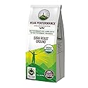 Peak Performance High Altitude Organic Coffee - Fair Trade, Low Acid, Non GMO, and Beans Full of Antioxidants - Dark Roast Smooth Tasting USDA